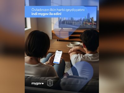 İlkin hərbi qeydiyyat artıq "mygov"da!