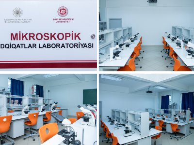 BMU-da yeni laboratoriyalar istifadəyə verildi - FOTOLAR