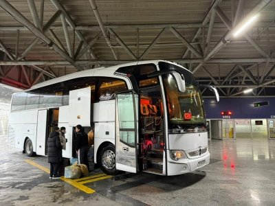 Bakıdan Laçına ilk avtobus yola düşdü - FOTO