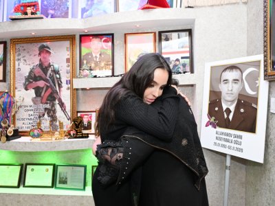 Leyla Əliyeva Vətən Müharibəsi Qəhrəmanının ailəsini ziyarət etdi - FOTO