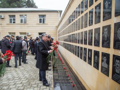 Salyanda Xocalı soyqırımı qurbanları anılıb&nbsp;- FOTOLAR