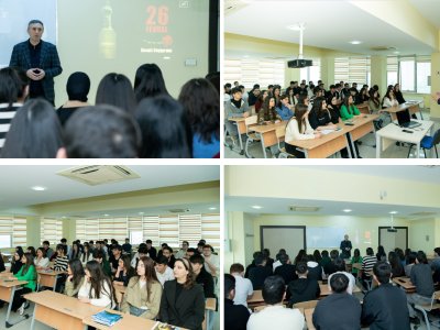 BMU-da Xocalı soyqırımı ilə bağlı açıq dərslər keçirilib - FOTO