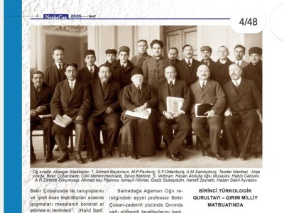 Krımda çıxan jurnal I Türkoloji Qurultaydan yazdı