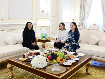 Azərbaycanın və Efiopiyanın birinci xanımlarının görüşdü