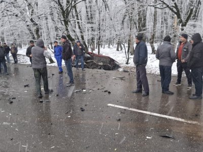 İsmayıllı-Qəbələ yolunda zəncirvari qəza - 2 ölü, 6 yaralı