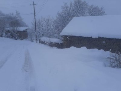 Naxçıvanda 1 metrdən çox qar yağıb