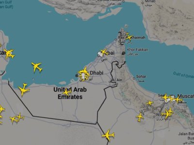 Aircraft flights in the airspace of the United Arab Emirates have resumed
