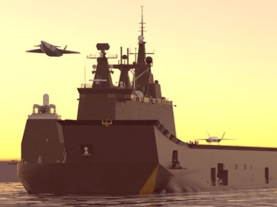 Ship sinks in the Strait of Hormuz