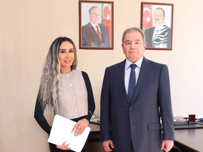 Azərbaycanda ilk dəfə rəqəmsal əkiz müsahibə verib