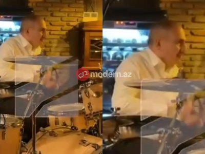 Paşinyan səhnəyə çıxdı - barabanda ifa etdi - VİDEO