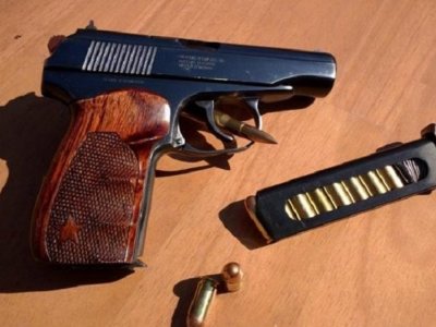 Şirvanda tutulan şəxsdən tapança aşkarlandı