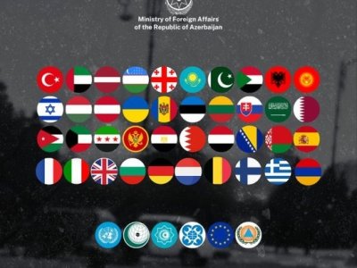 Azərbaycan 40 ölkəyə&nbsp;təşəkkür etdi - Siyahıda Ermənistan da var