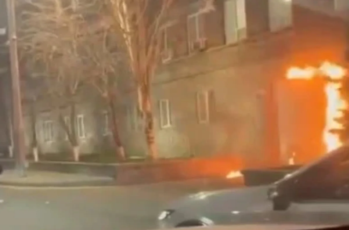 Ermənistan MTX-nin binasını yandırmaq istədilər