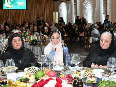 Şəhid analarının iştirakı ilə iftar süfrəsi&nbsp; - FOTOLAR