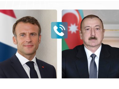 Makron İlham Əliyevə zəng etdi