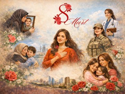 Bütün Azərbaycan xanımlarına TƏBRİK