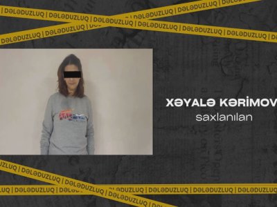 Dələduz qadın SAXLANILDI