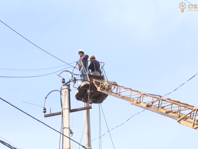 "Azərişıq" bəzi kəndlərin elektrik şəbəkəsini yeniləyir -&nbsp;VİDEO