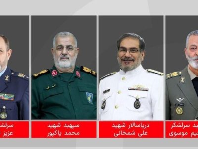 İran'da öldürülen generallerle veda töreni düzenleniyor