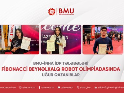 BMU tələbələri robot olimpiadasında uğur qazanıblar