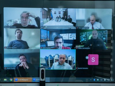 BMU ilə Dünya Azərbaycanlı Alimlər Birliyi üzvləri bir arada