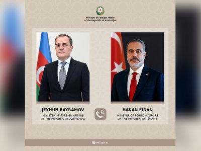 Ceyhun Bayramov Hakan Fidanla DANIŞDI