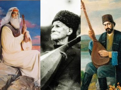 Dədə Qorqud, Dədə Ələsgər, Dədə Şəmşir