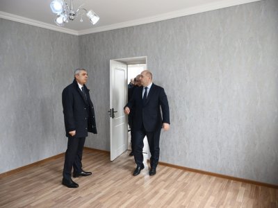 Samir Nuriyev&nbsp;Xocavənddə təmir olunmuş fərdi evə baxdı