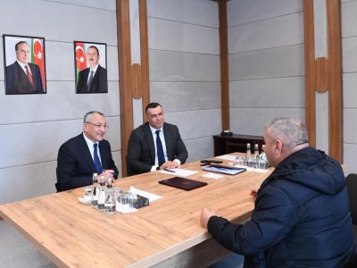 Cəbrayıl şəhərində vətəndaşların müraciətləri dinlənilib - FOTO