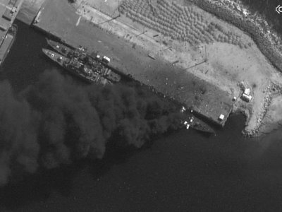 Darmadağın edilmiş İran - Peykdən çəkilən GÖRÜNTÜLƏR