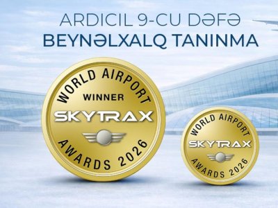 Heydər Əliyev aeroportundan qlobal reytinqdə növbəti uğur