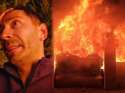 Tanınmış fotoqrafın Bakıdakı evi yandı