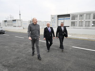 Prezident açılışda - FOTOLAR