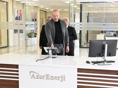 Prezident açılışda - FOTOLAR