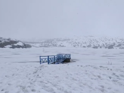 Naxçıvana qar yağır