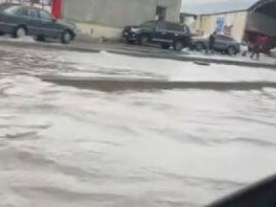 &ldquo;Sədərəy&rdquo;i su basdı - VİDEO