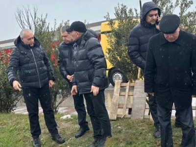 İcra başçıları subasma ərazilərə gəldilər - FOTOLAR