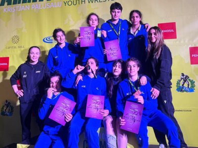 Azərbaycanın qadın güləşçiləri Estoniyada 5 medal qazanıblar