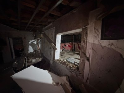 Şirvanda evdə partlayış oldu-VİDEO