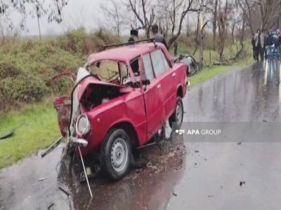 Zaqatalada ağır qəza: Ölən və yaralananlar var