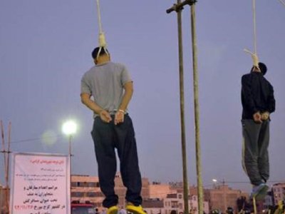 Two people were hanged in Iran