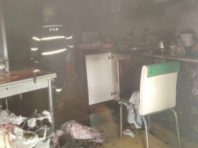 Şəkidə evdə partlayış - 2 nəfər xəsarət alıb