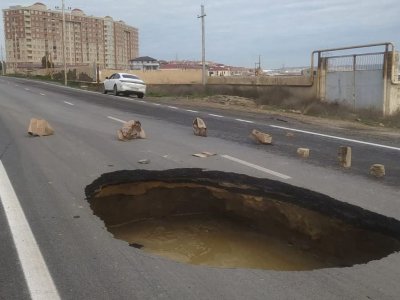 Masazırda yol niyə çökdü? - Rəsmi açıqlama