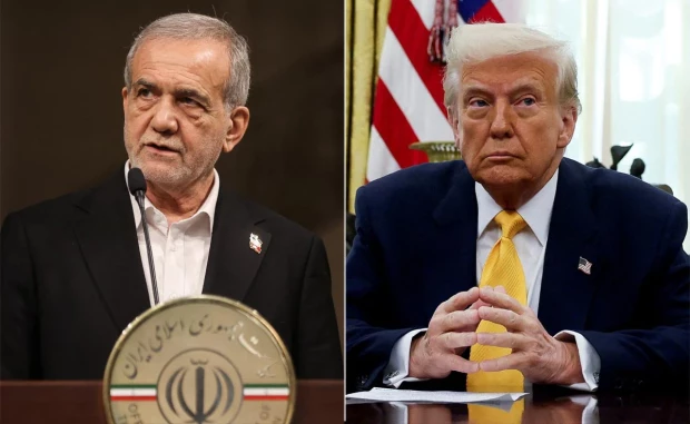 Tramp Pezeşkianı təriflədi, İranı hədələdi - FOTO