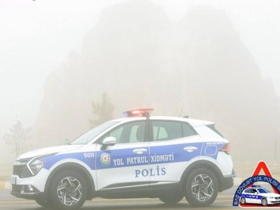 Yol polisi&nbsp;dumanlı hava ilə bağlı sürücülərə müraciət etdi