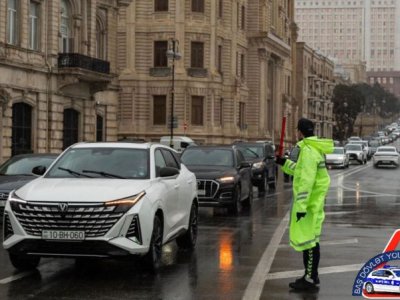 Yol polisindən yağıntılı hava ilə bağlı XƏBƏRDARLIQ
