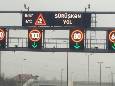 Zığ dairəsi-Hava Limanı yolunda sürət həddi endirildi
