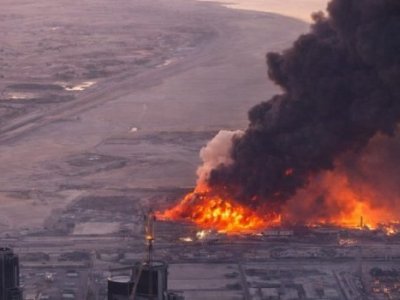 İraqın&nbsp;neft anbarları VURULDU