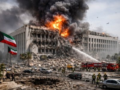 İran Küveytdə hökumət binasını VURDU