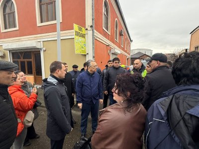 Keşləni su basdı - Eldar Əzizov hadisə yerində